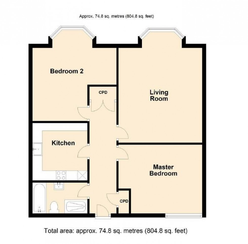 Floorplan for White Rock, Hastings