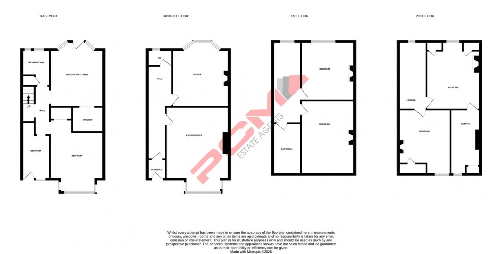 Floorplan for Nelson Road, Hastings