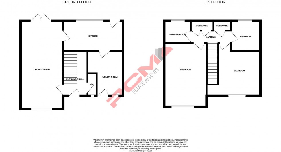 Floorplan for Higham Gardens, Guestling, Hastings