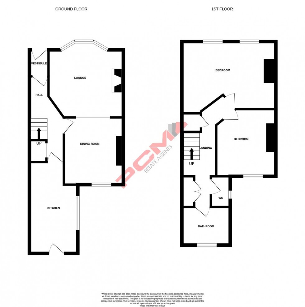 Floorplan for Alma Villas, St Leonards-on-sea