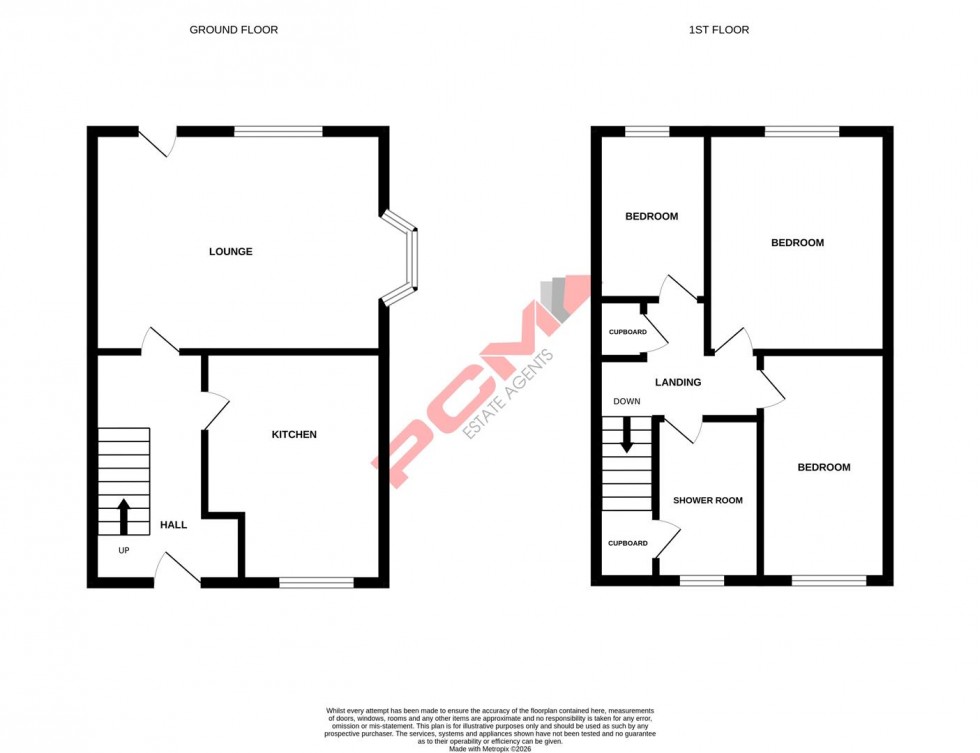 Floorplan for Sheerwater Terrace, Hastings