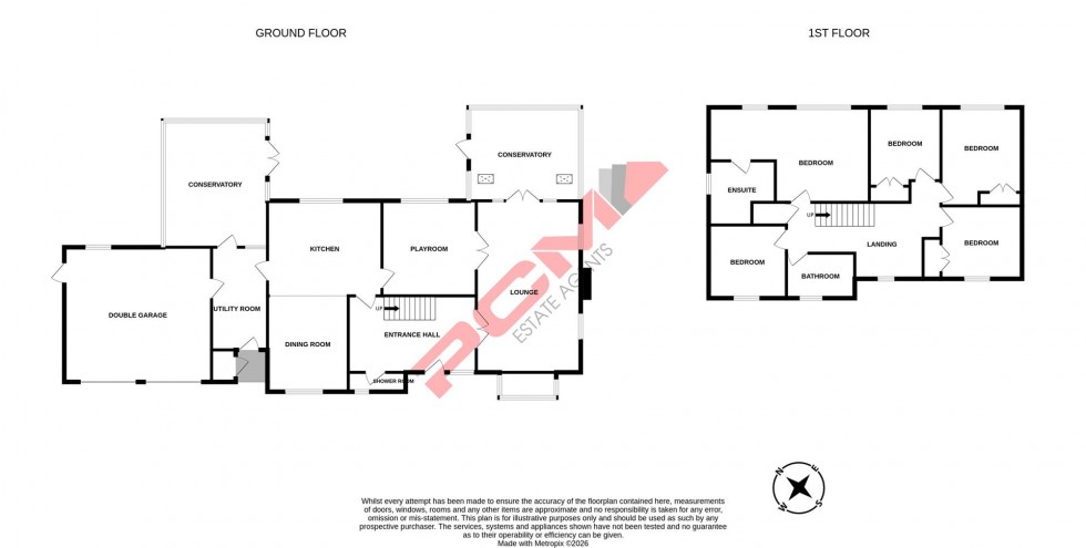Floorplan for Netherfield Way, Netherfield, Battle