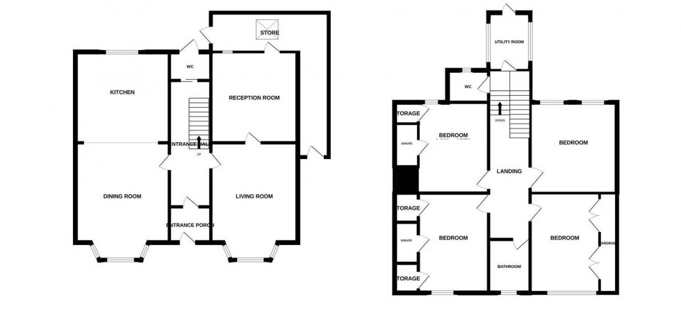 Floorplan for St Helens Park Road, Hastings