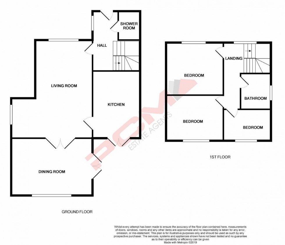 Floorplan for Rowan Close, St. Leonards-On-Sea