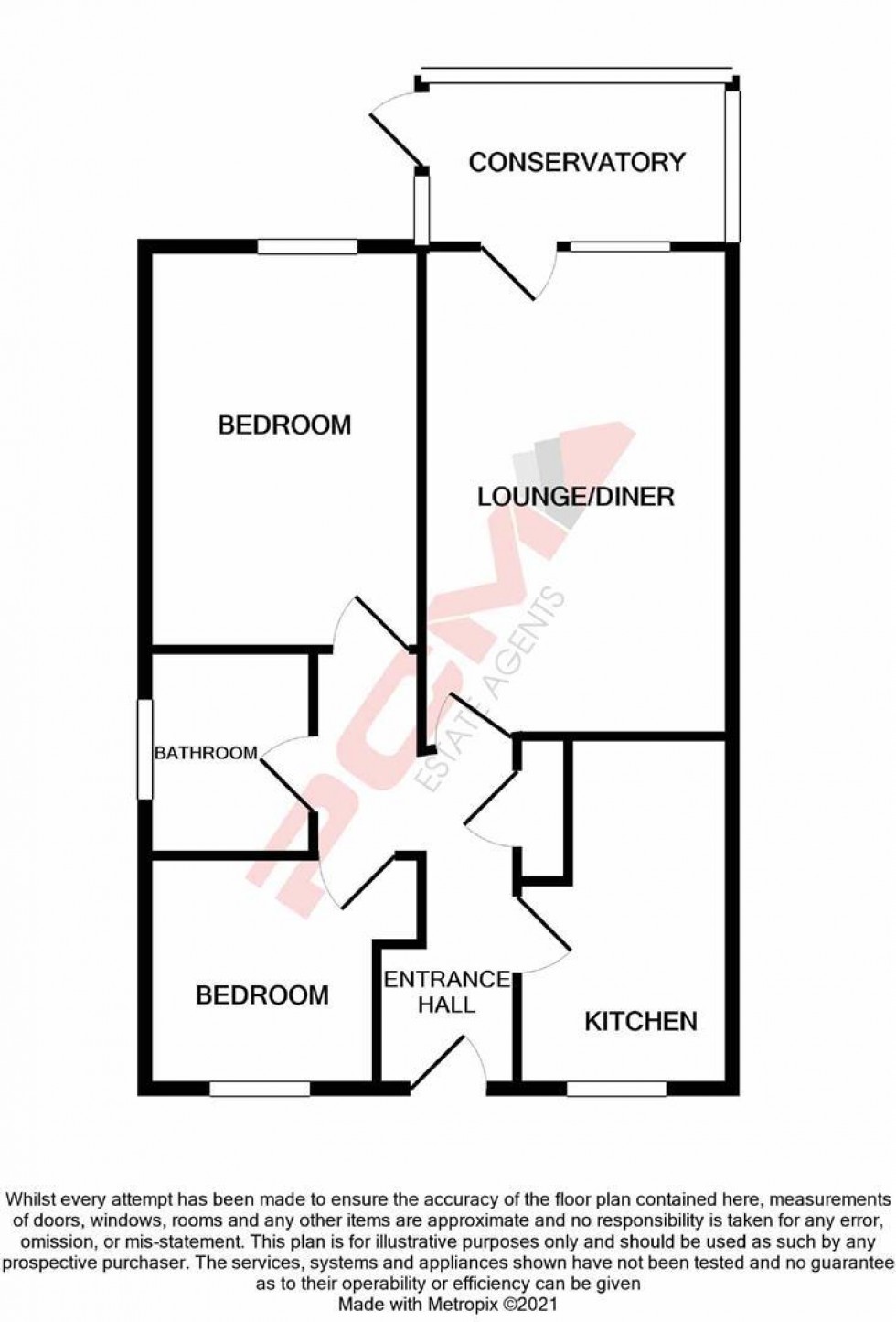 Floorplan for Arbourvale, St. Leonards-on-sea