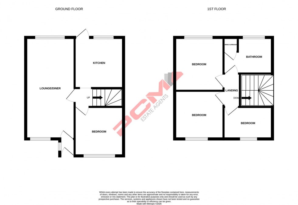 Floorplan for Harvest Way, St. Leonards-On-Sea