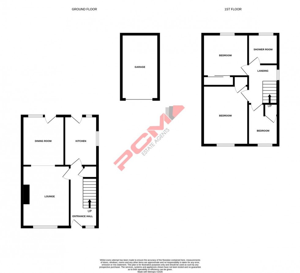 Floorplan for Abbotsfield Close, Hastings