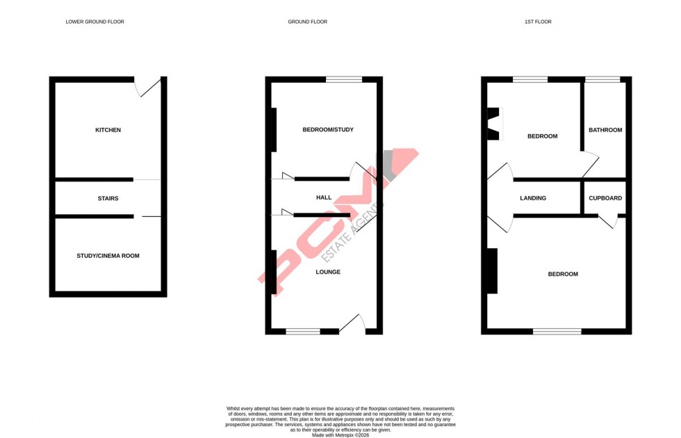 Floorplan for Stonefield Road, Hastings