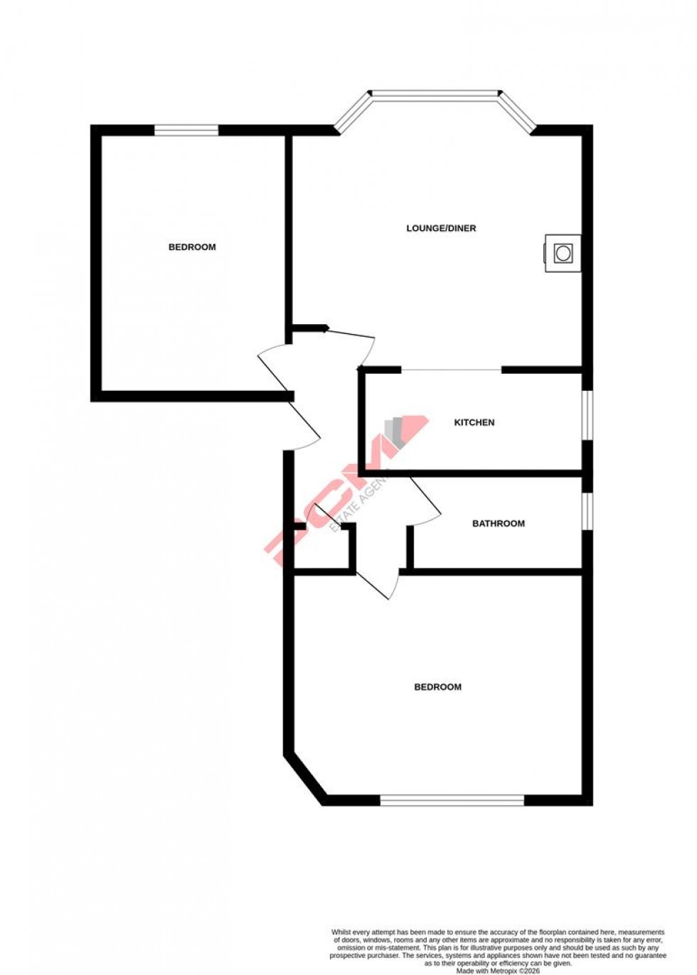 Floorplan for West Hill Road, St. Leonards-On-Sea