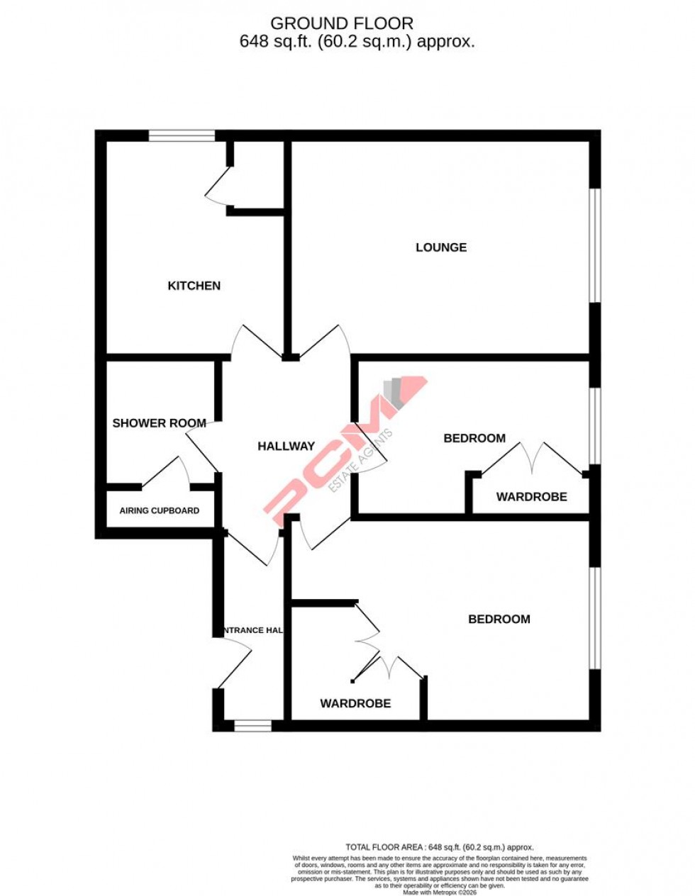 Floorplan for Rectory Close, St Leonards-On-Sea