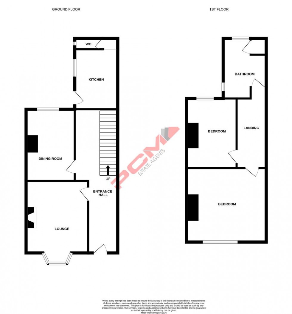 Floorplan for Saxon Road, Hastings