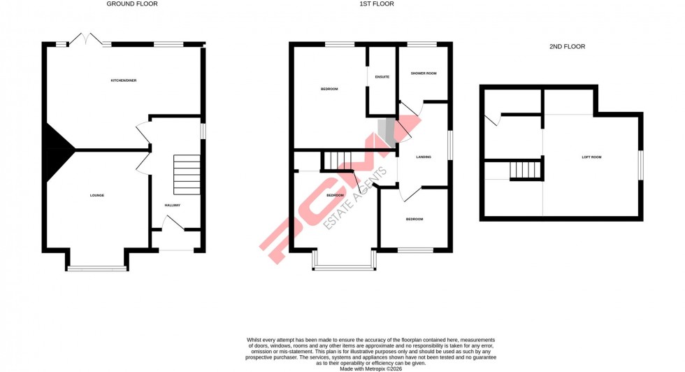 Floorplan for Upper Glen Road, St. Leonards-On-Sea