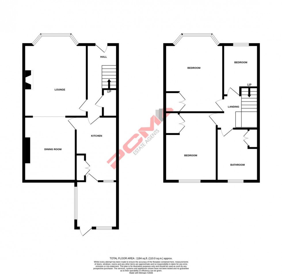 Floorplan for Castle Hill Road, Hastings