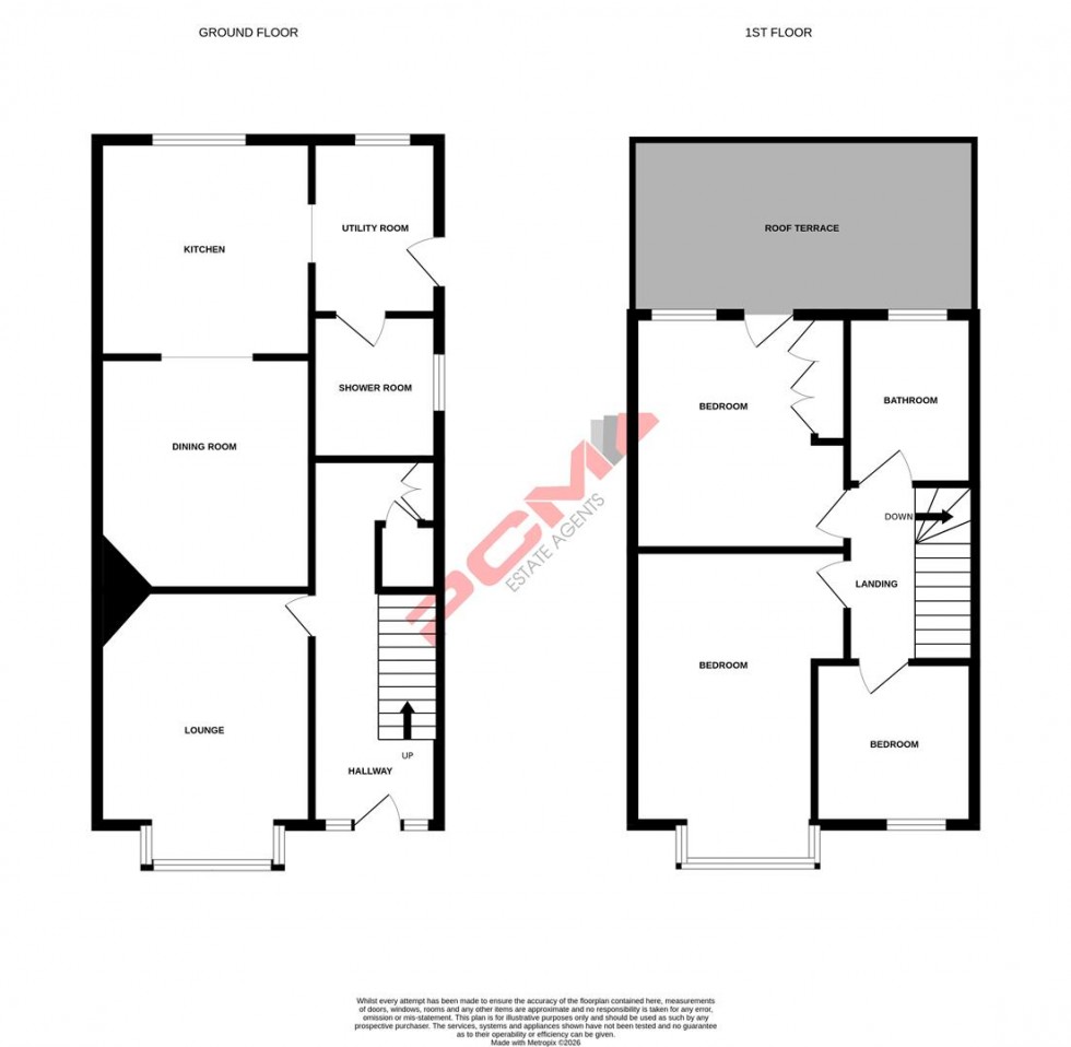 Floorplan for Upper Glen Road, St. Leonards-On-Sea