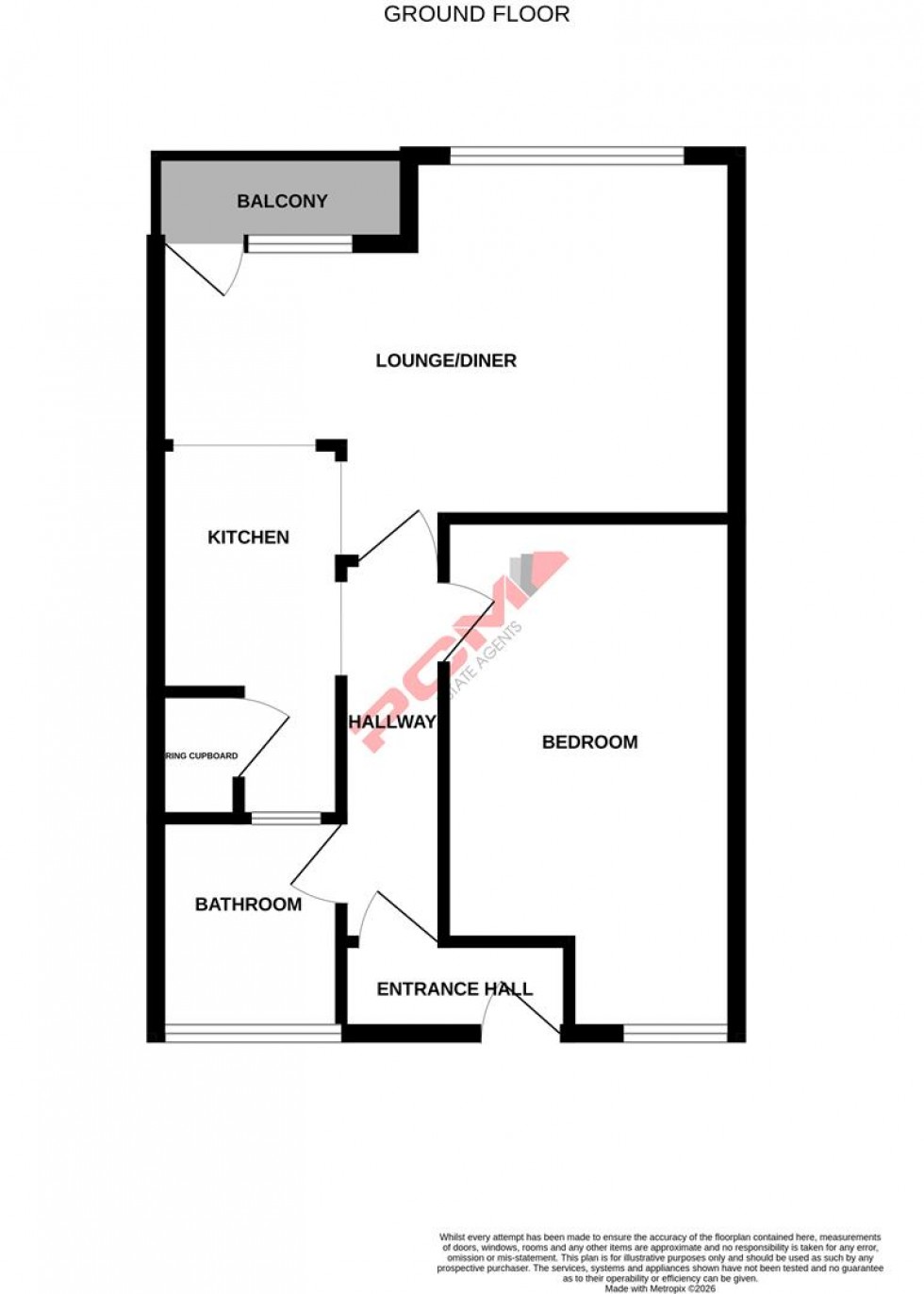 Floorplan for Wellington Road, Hastings