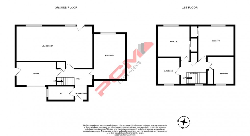 Floorplan for Hillyglen Close, Hastings