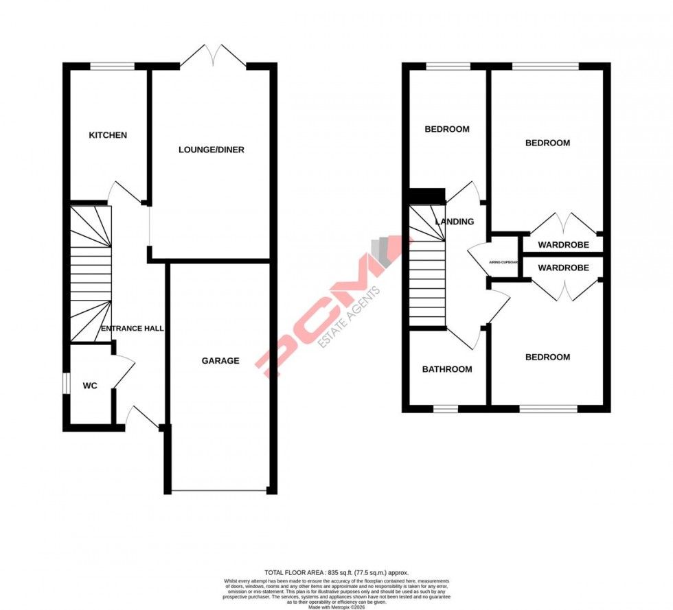 Floorplan for Lynwood Close, St. Leonards-On-Sea