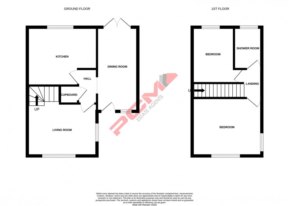 Floorplan for Wentworth Way, St. Leonards-On-Sea