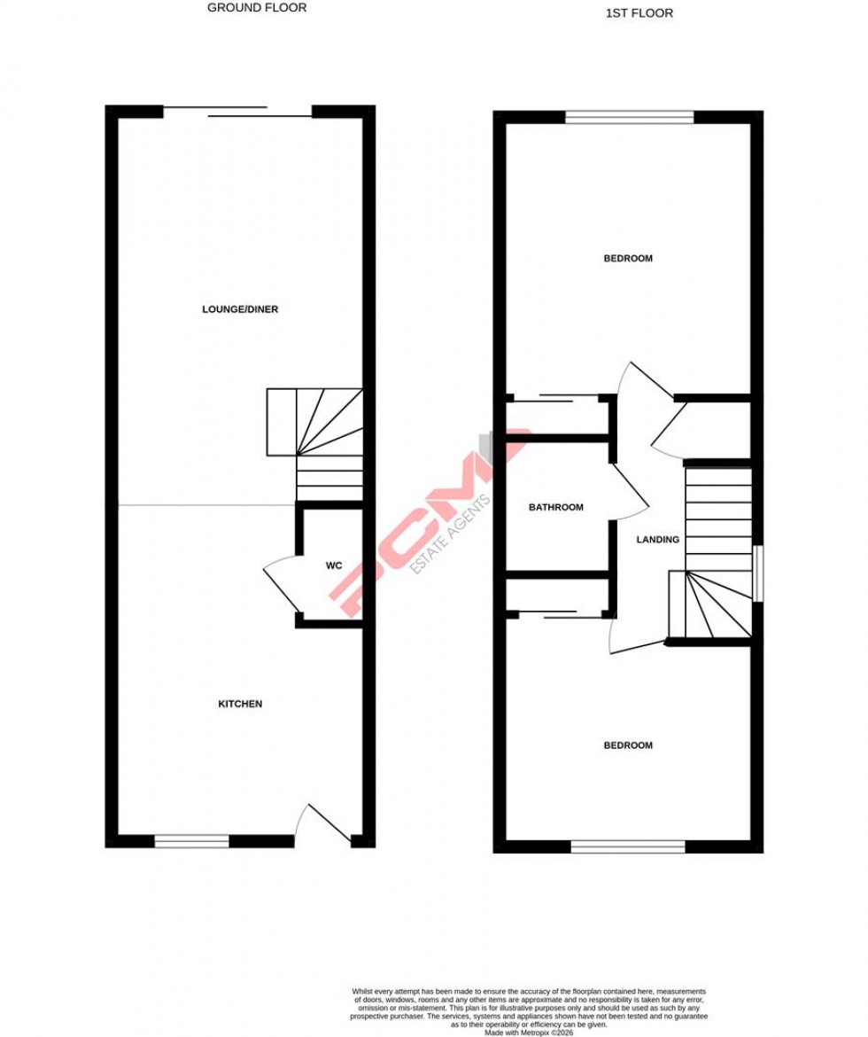 Floorplan for Birling Crescent, St. Leonards-On-Sea