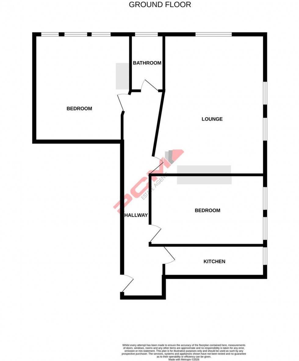Floorplan for Holmesdale Gardens, Hastings
