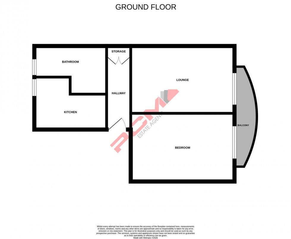 Floorplan for Grosvenor Gardens, St Leonards-On-Sea
