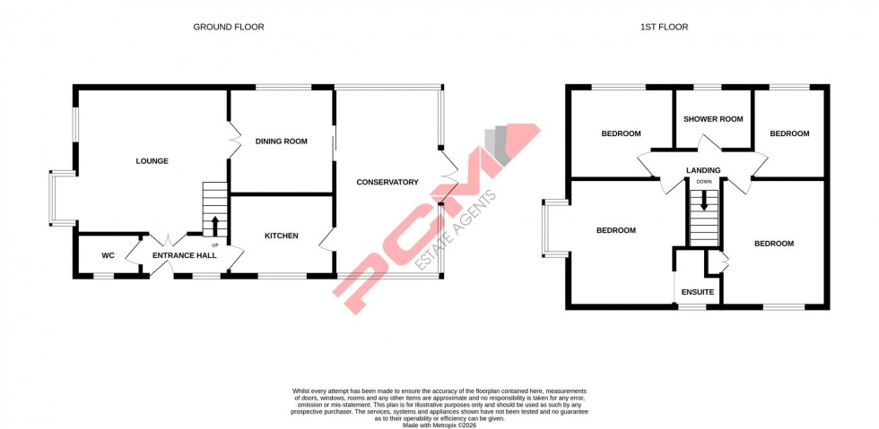 Floorplan for Glyndebourne Gardens, St. Leonards-On-Sea