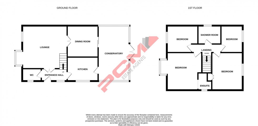 Floorplan for Glyndebourne Gardens, St. Leonards-On-Sea