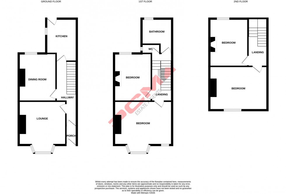 Floorplan for Upper Park Road, St. Leonards-On-Sea