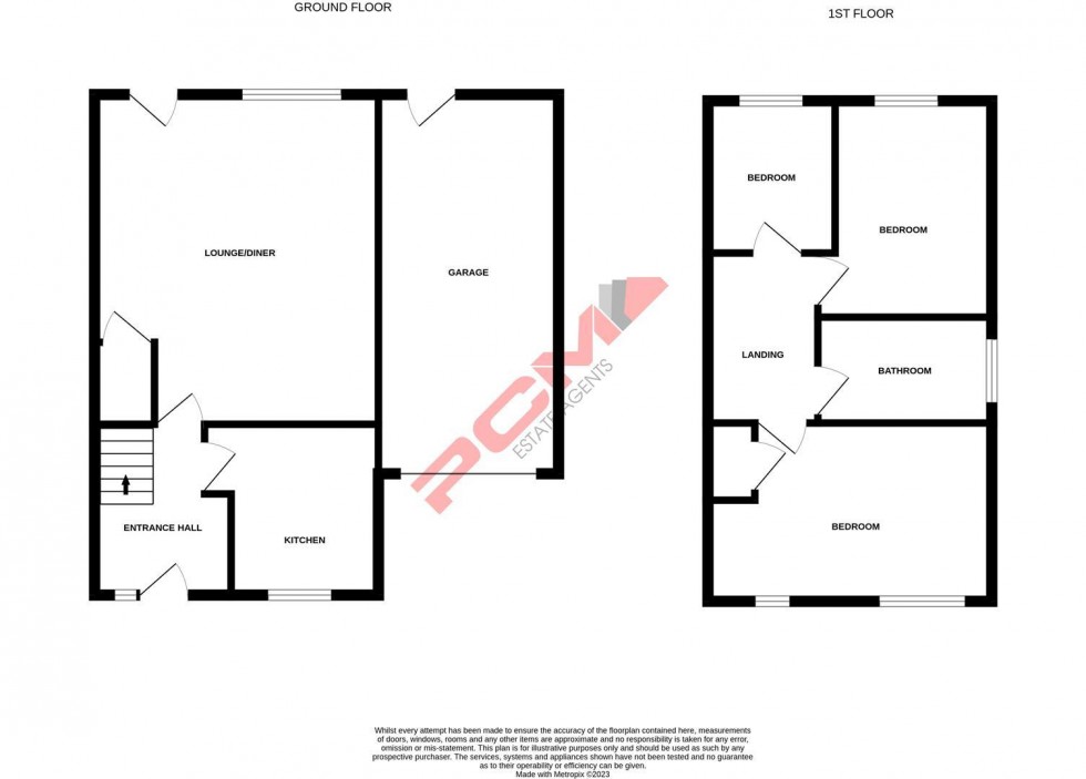 Floorplan for Celandine Drive, St. Leonards-On-Sea