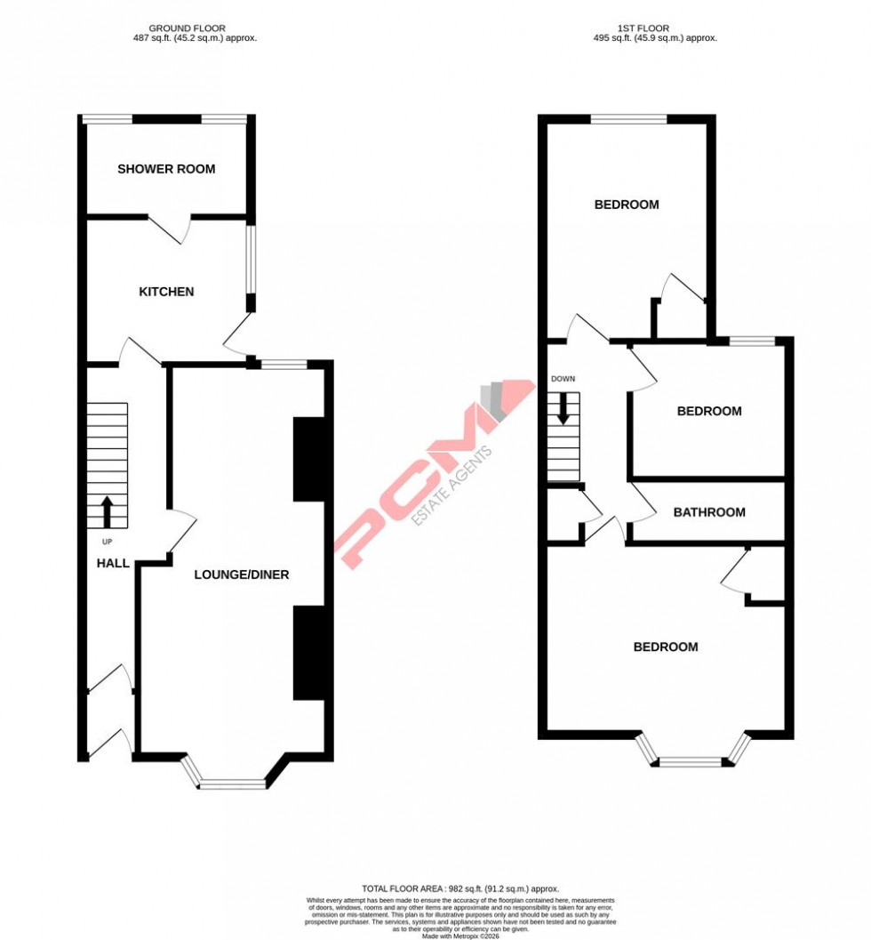 Floorplan for Oban Road, St. Leonards-On-Sea