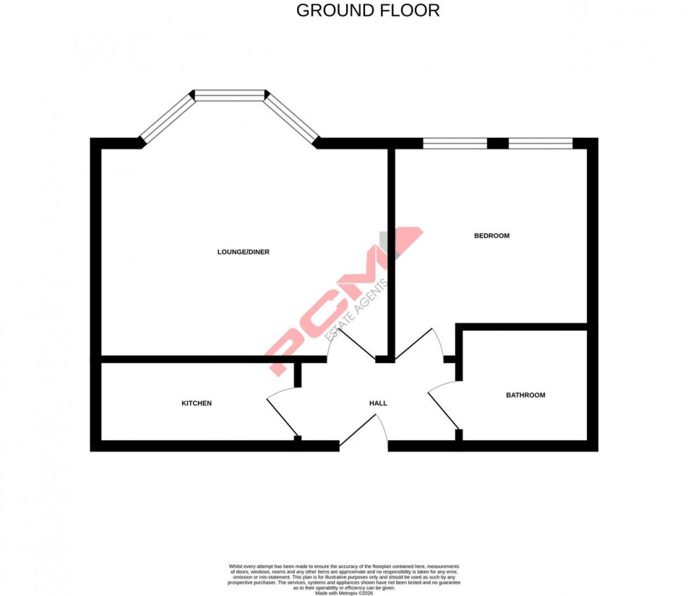 Floorplan for Albany Road, St. Leonards-On-Sea