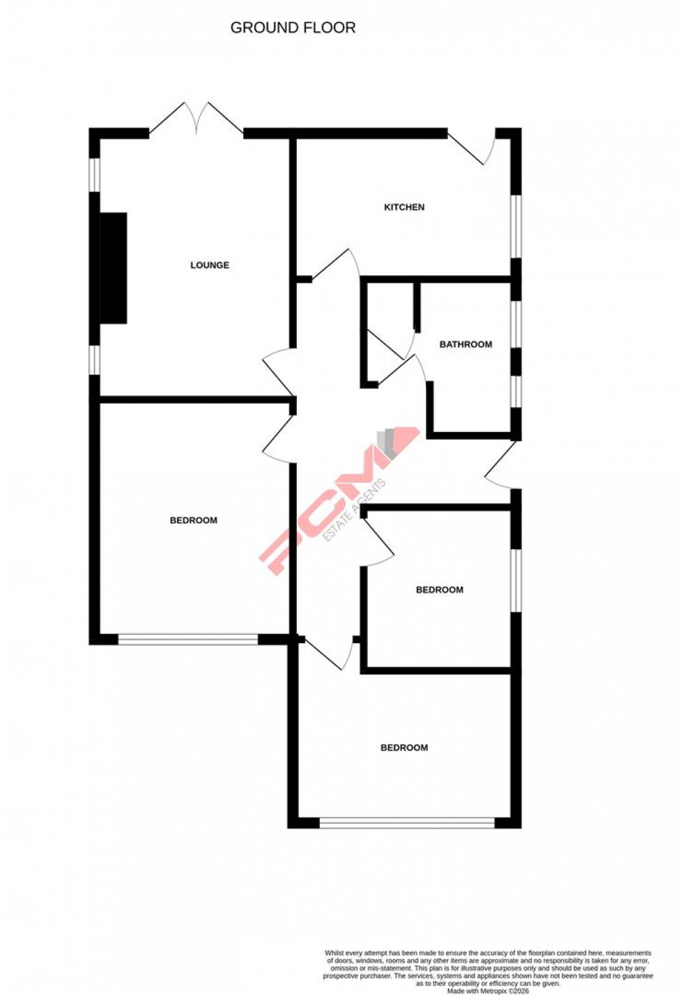 Floorplan for Park Way, Hastings