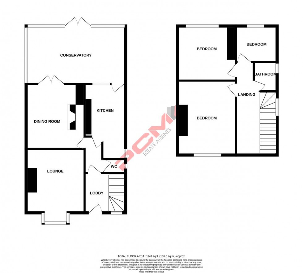 Floorplan for Bexhill Road, St. Leonards-On-Sea