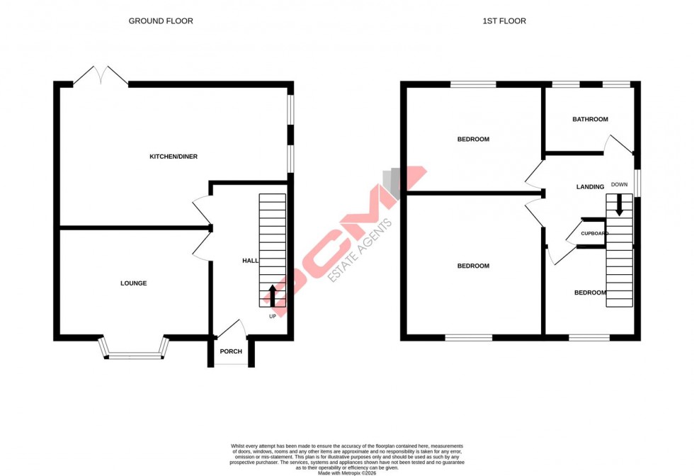 Floorplan for Edmund Road, Hastings