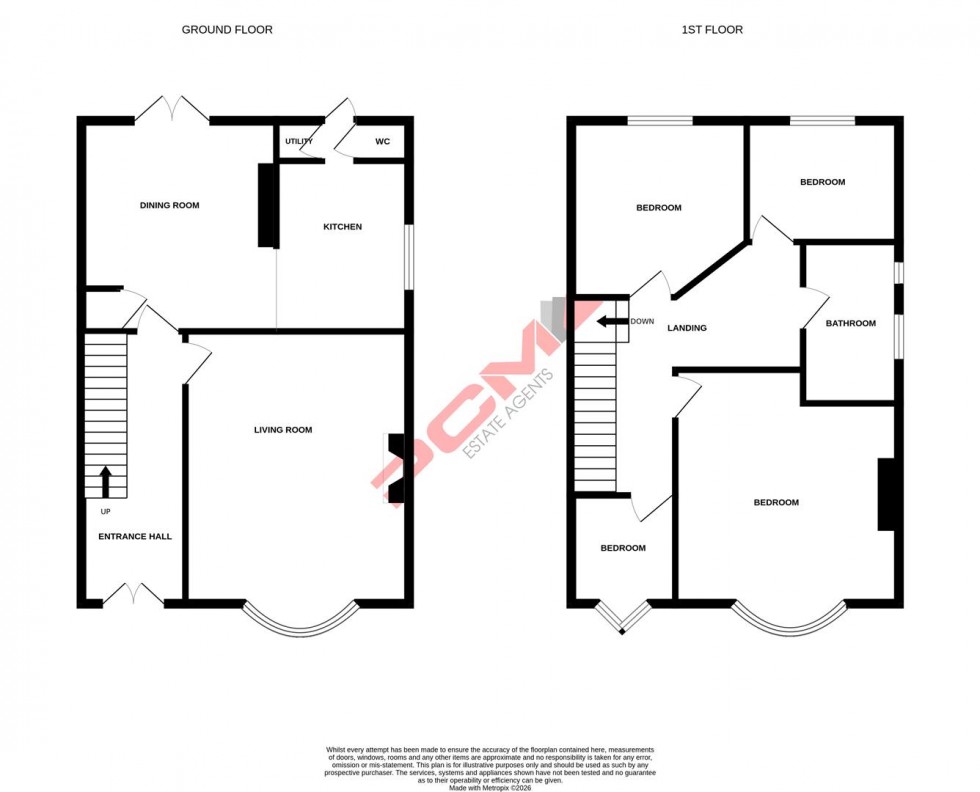 Floorplan for St. Helens Road, Hastings