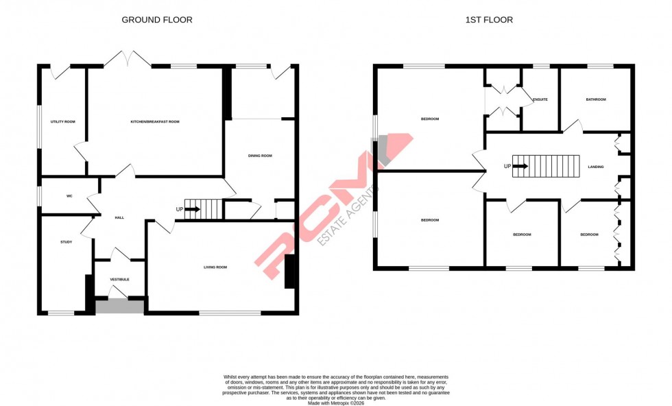 Floorplan for Fernside Avenue, St. Leonards-On-Sea