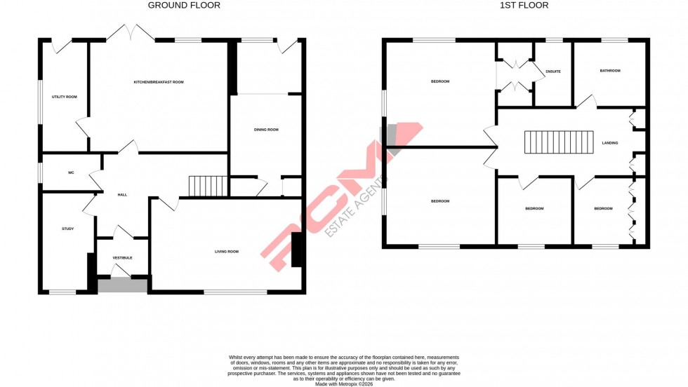 Floorplan for Fernside Avenue, St. Leonards-On-Sea