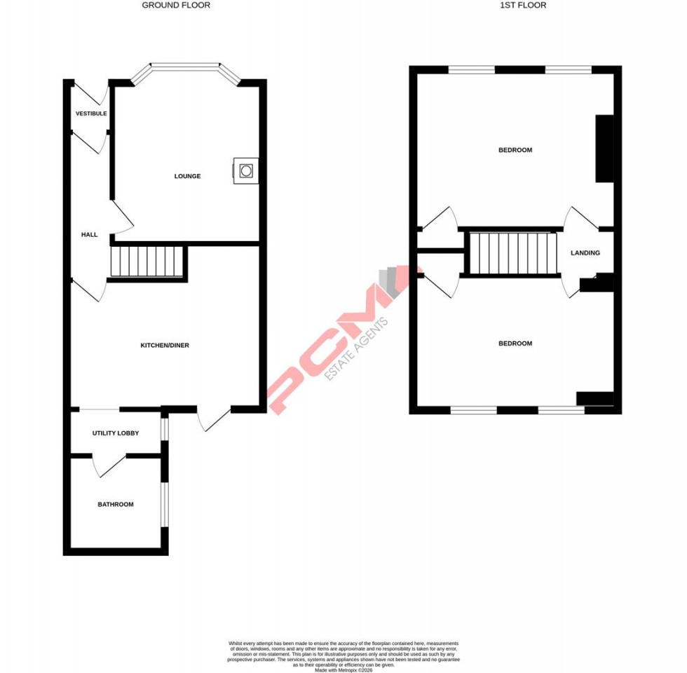 Floorplan for Athelstan Road, Hastings
