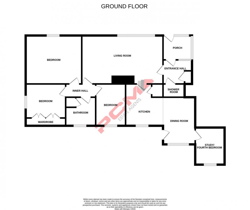 Floorplan for Parkstone Road, Hastings
