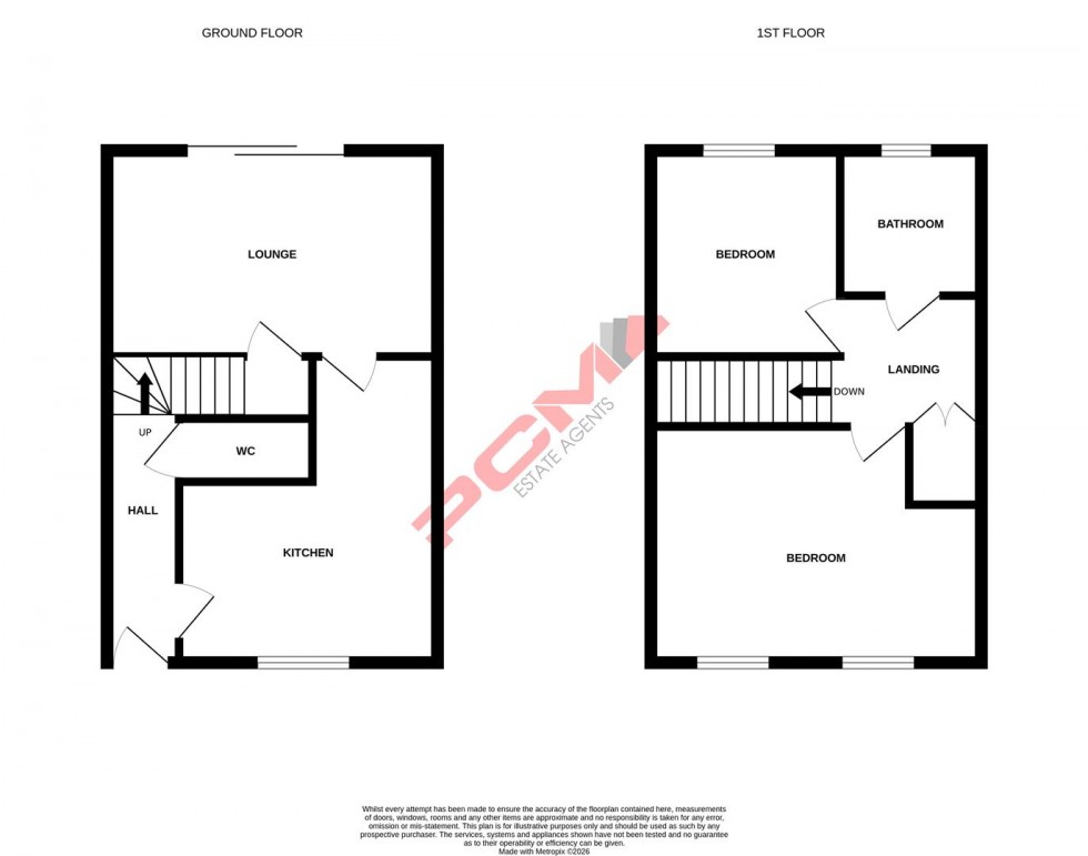 Floorplan for Oxley Close, St. Leonards-On-Sea