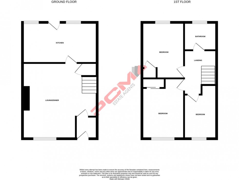 Floorplan for Stonehouse Drive, St. Leonards-On-Sea