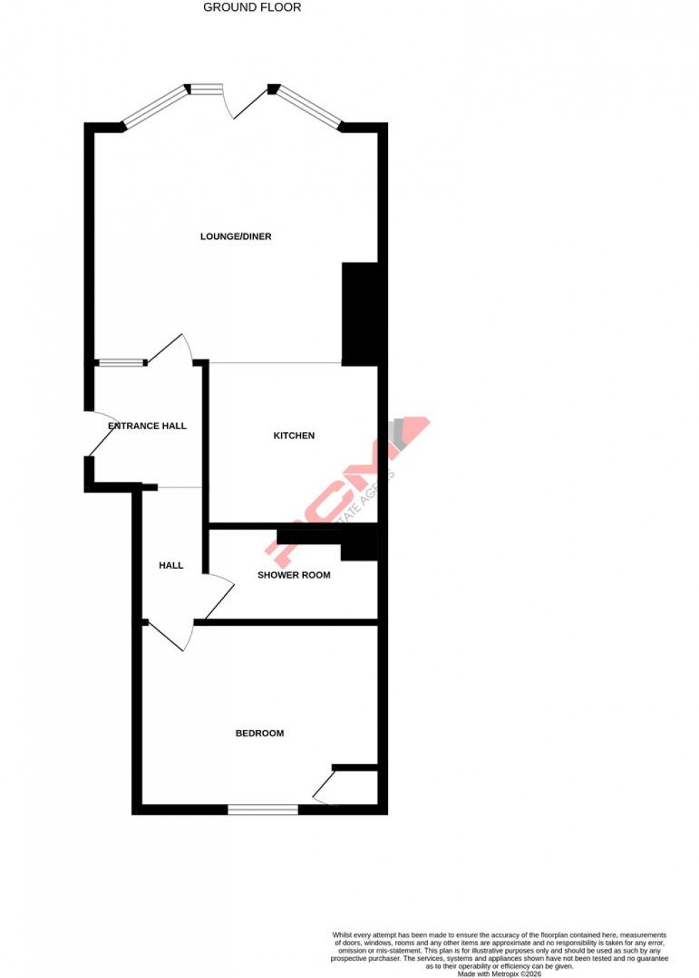 Floorplan for Eversfield Place, St. Leonards-On-Sea