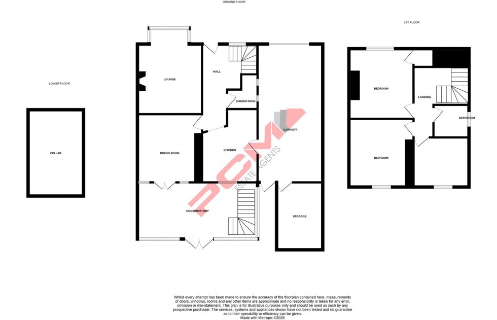 Floorplan for St. Helens Road, Hastings
