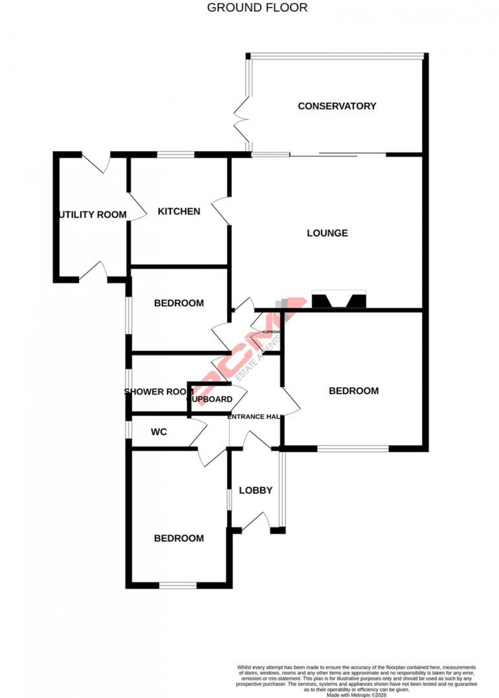 Floorplan for St. Helens Down, Hastings
