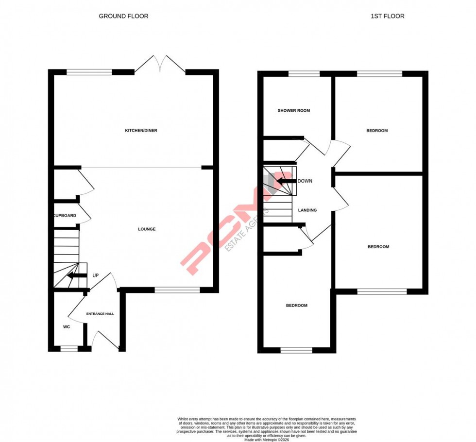 Floorplan for Kite Close, St. Leonards-on-sea