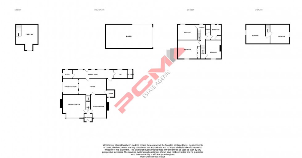 Floorplan for Harts Green, Sedlescombe, Battle
