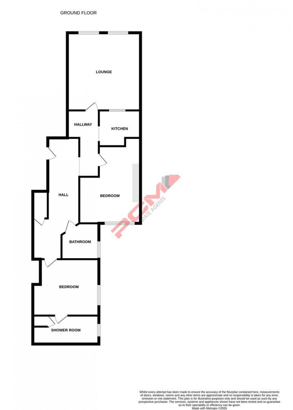 Floorplan for Marina, St Leonards On Sea