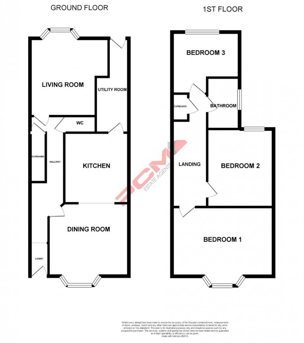 Floorplan for Silverlands Road, St Leonards-on-sea