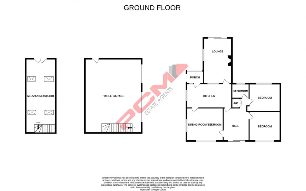 Floorplan for Pett Road, Pett, Hastings