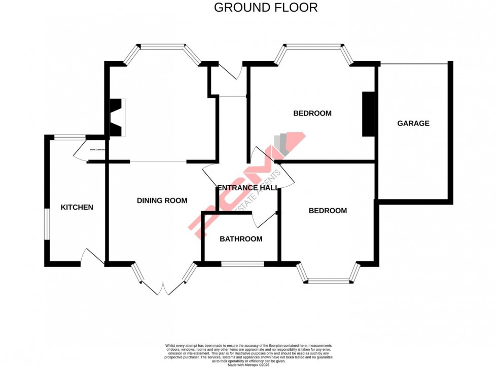 Floorplan for Ochiltree Road, Hastings